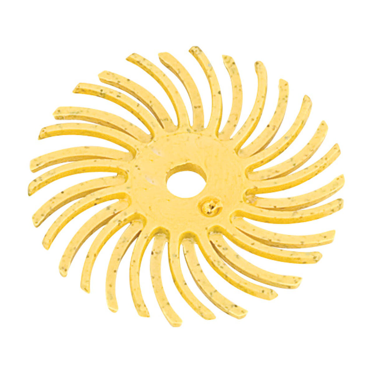 Disco de cerdas radiales Scotch-Brite™ de 1'', amarillo, grano 80 (paquete de 24)