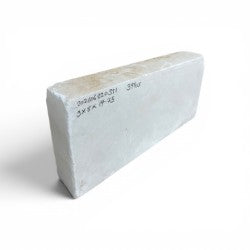 Mario's Italian White Translucent Alabaster Cut Block 39lb 3x8x17.75