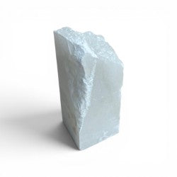Mario's Italian White Translucent Alabaster Cut Block 2lb 2x2x5