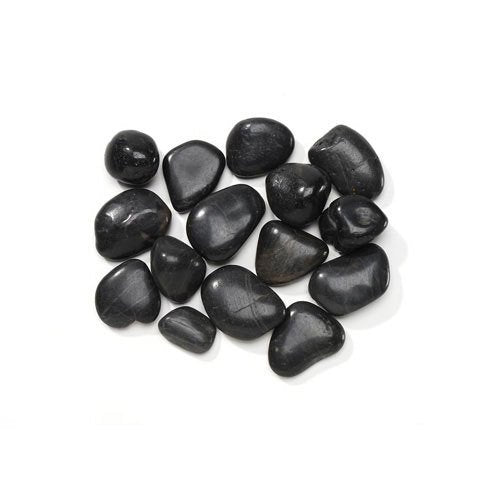 River Rocks Black 1Kg Bag