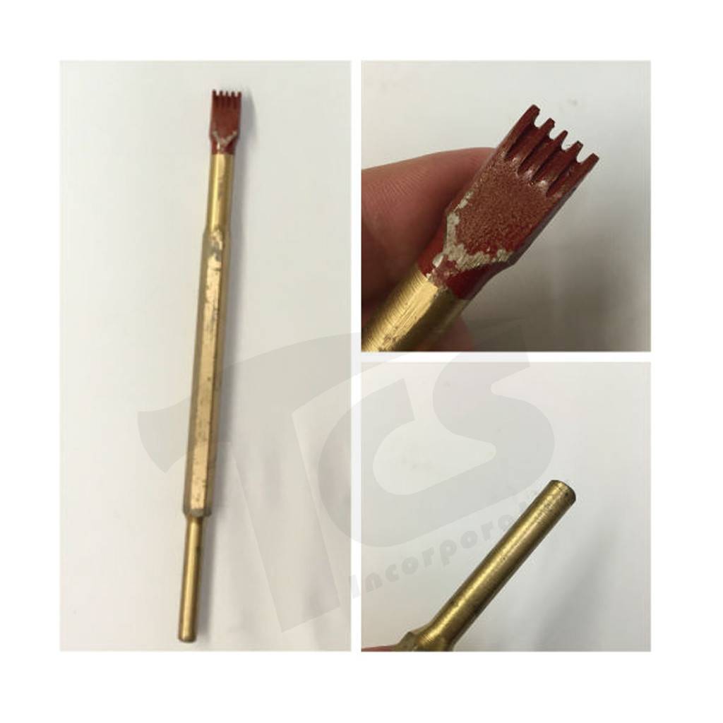 Pneumatik Karbida 5 Pahat Gigi (7.5mm shank-jenis E)