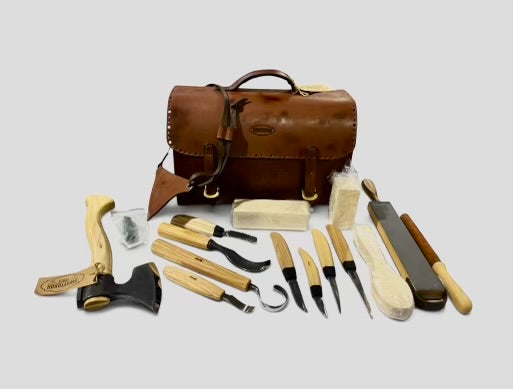 Hand Forged Woodworking Carving Set