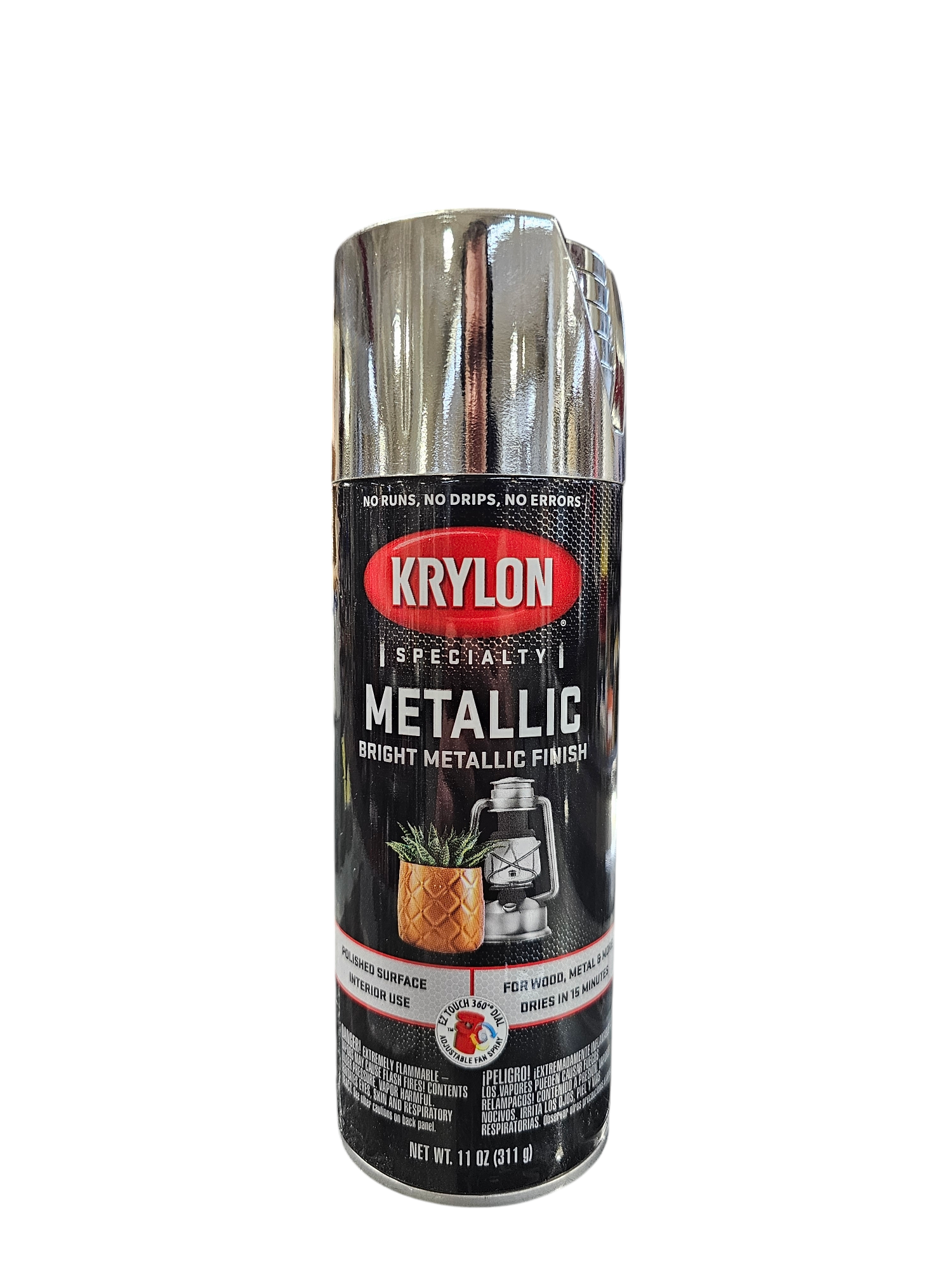 Metallic Spray Paint Chrome Aluminum 11 oz 1404 – The Compleat