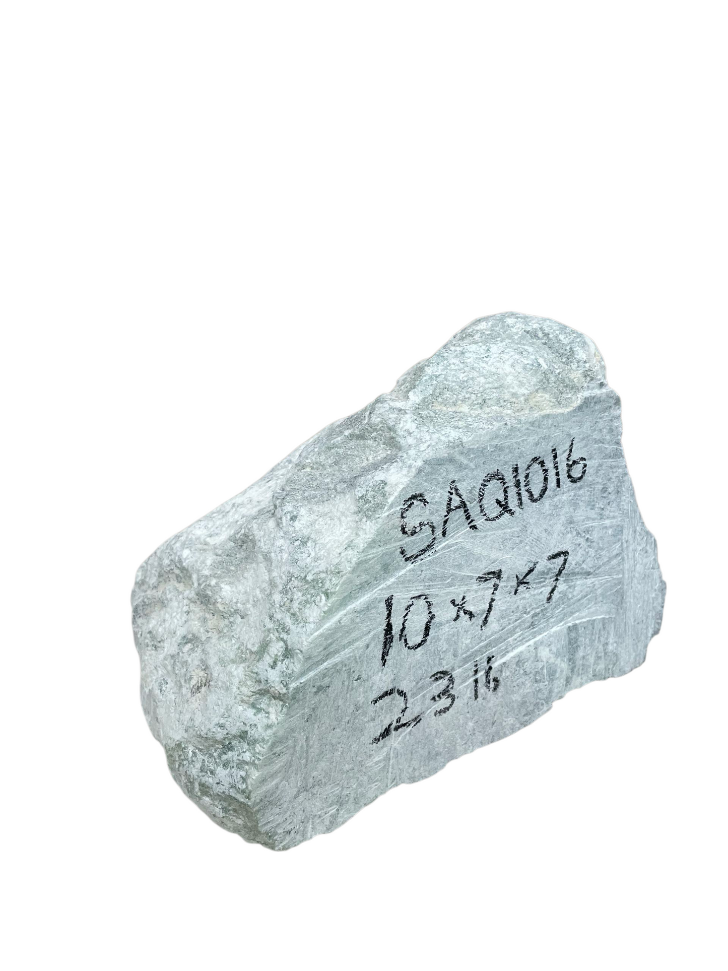 Striped Aqua Soapstone 23lb 10x7x7 SAQ1016