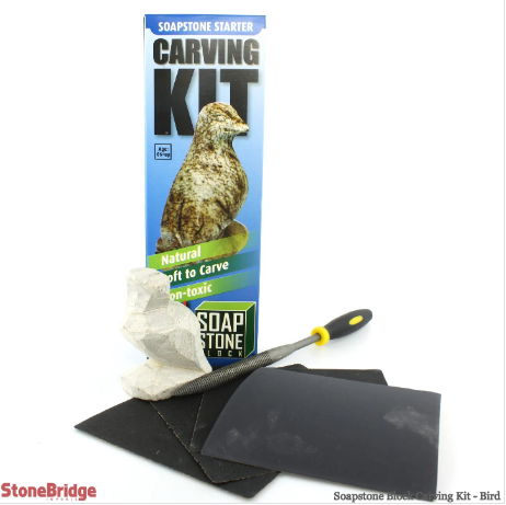 Soapstone Carving Kit - Bird