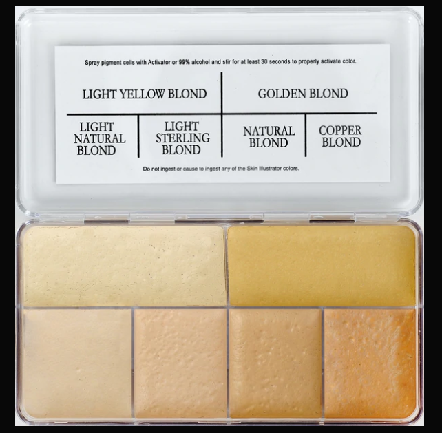 Ilustrator Rambut Palet Berambut Perang Hangat