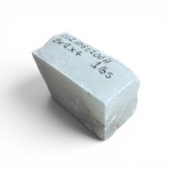 Mario's Italian White Translucent Alabaster Cut Block 1lb 2x2x4