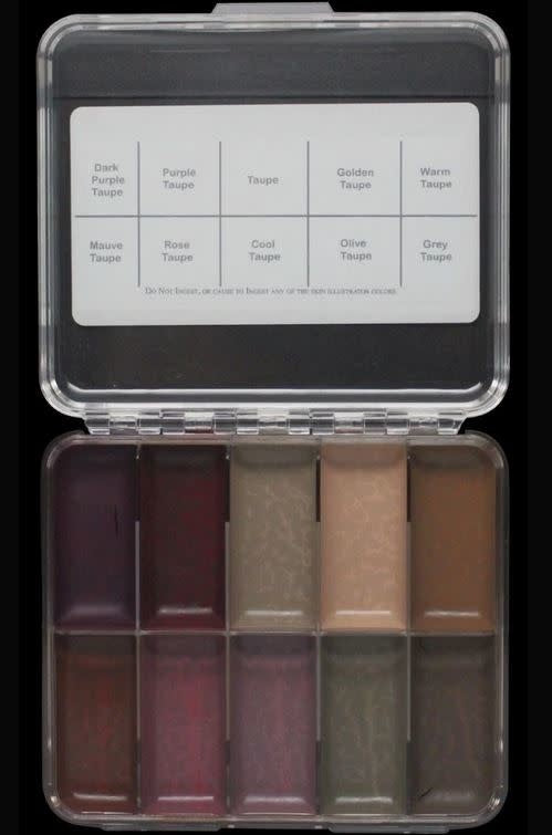 En Set Skin Illustrator Paleta de contornos de personajes