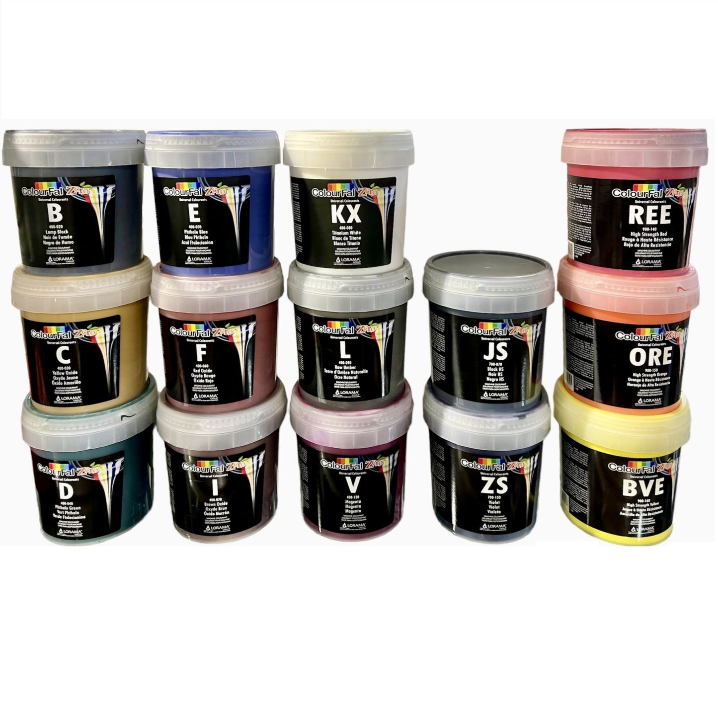 Unidades de litros ColourFal Zerø®