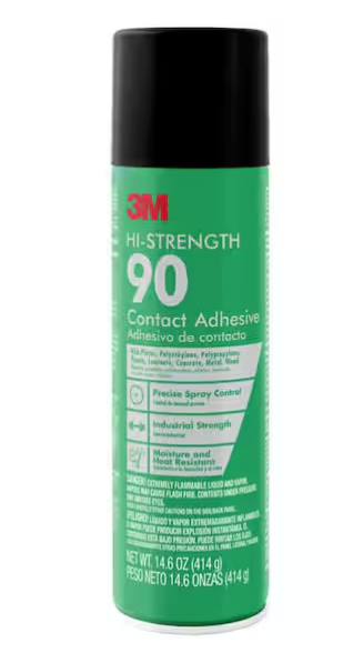 Adhesivo en aerosol 3M™ de alta resistencia 90, 17,6 oz