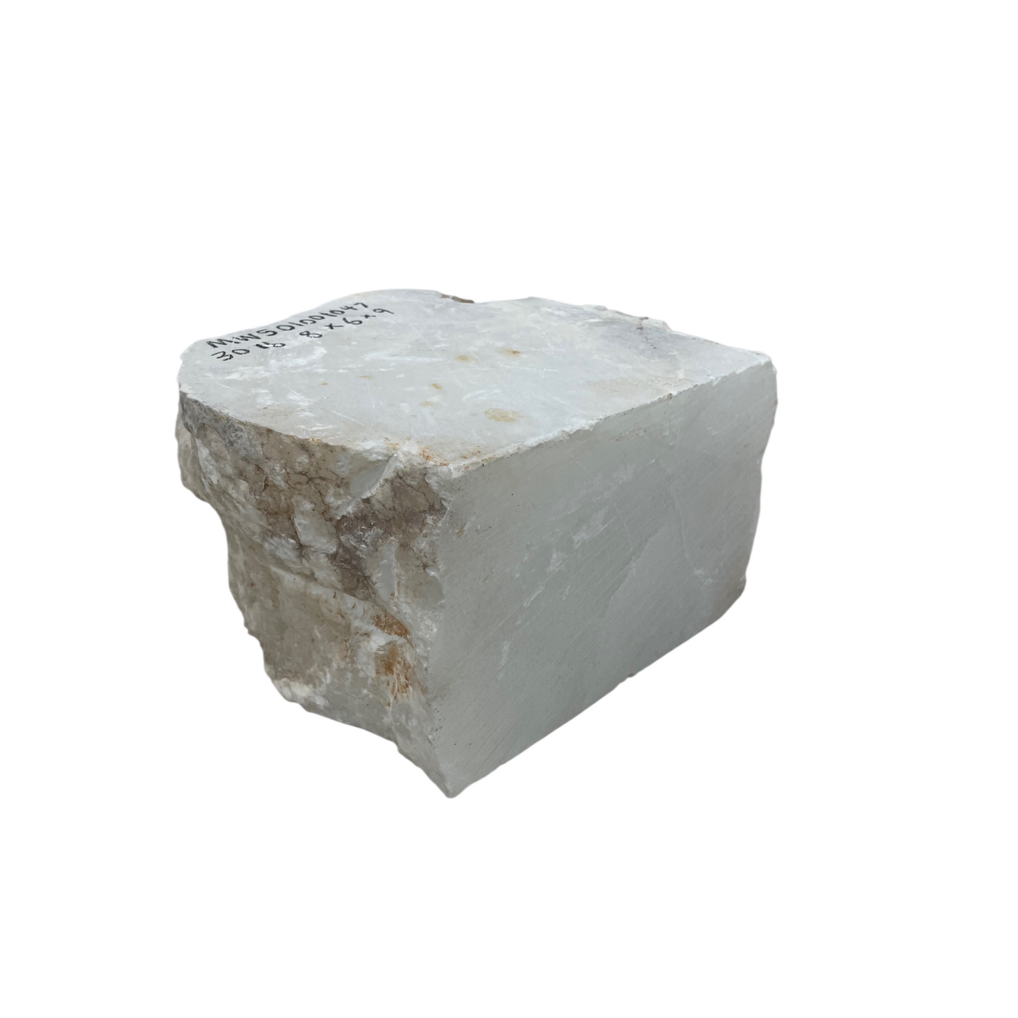 30lb Mario's White Translucent Alabaster 8x6x9 MWS01001047
