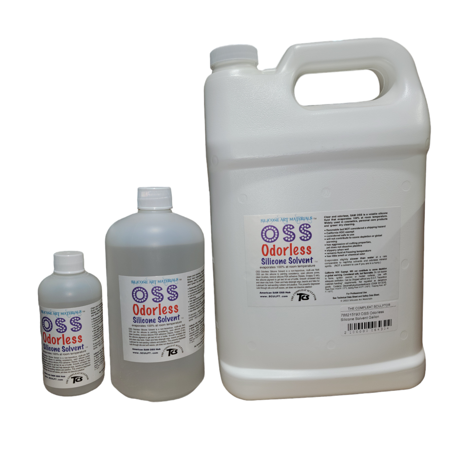 OSS Odorless Silicone Solvent – The Compleat Sculptor, Inc