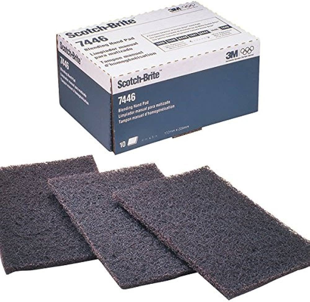 Almohadilla de mano gris mediana Scotch Brite 7446