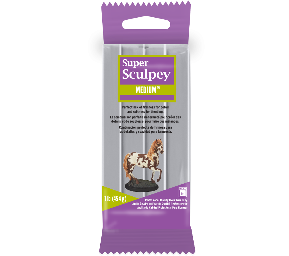 Super Sculpey® Gray Medium 1lb