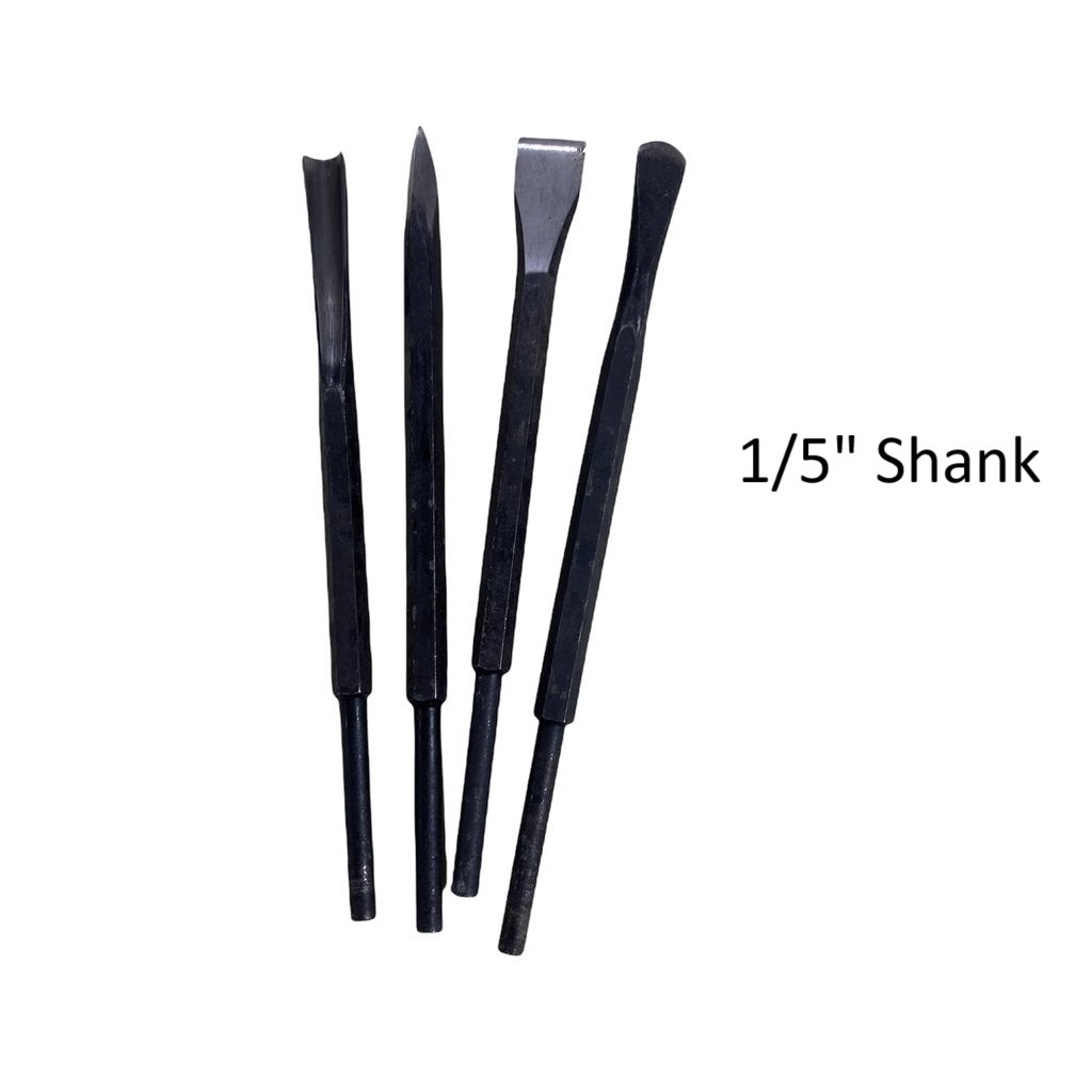 Pneumatic Chisels 1/5" Shank (Type P & D Cuturi Hammers)