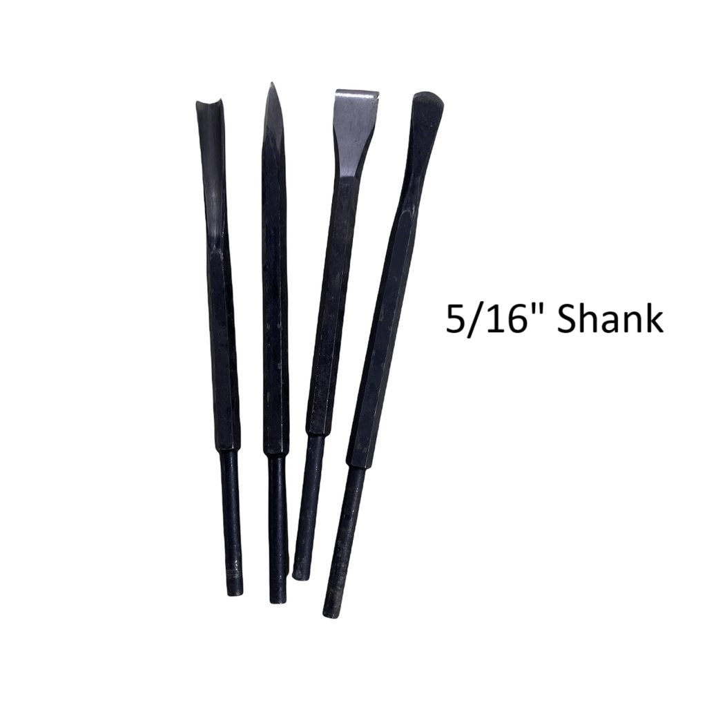 Pneumatic Chisels 5/16" Shank (Type E & Bantam Hammers)