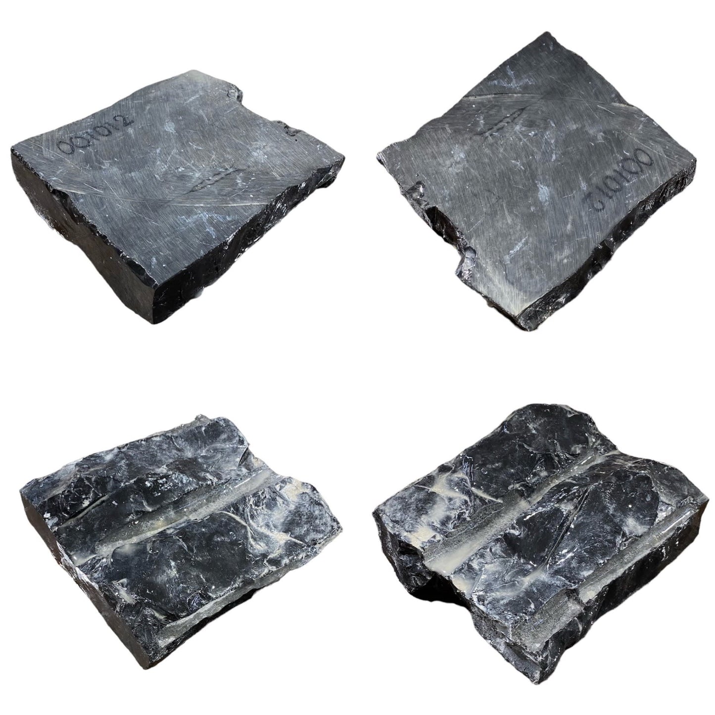 5lb Belgian Black Marble 1x6x6 #001012