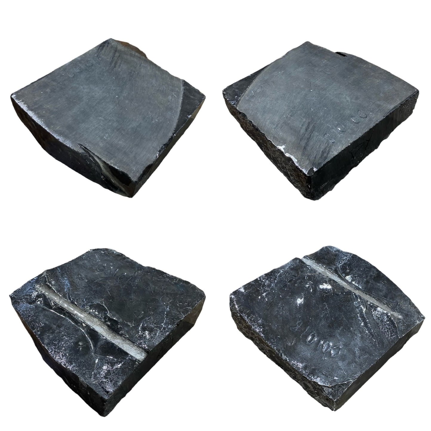 8lb Belgian Black Marble 2x7x7 #001018