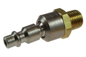 1/4'' Industrial Ball Swivel Connector, 1/4'' MPT 15-04BS