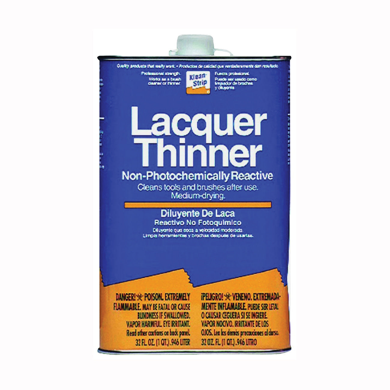 KleanStripÂ® Lacquer Thinner Quart The Compleat Sculptor The