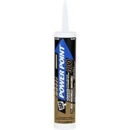 Power Point 300 Acrylic Urethane Elastomeric Sealant Clear Caulk 10.1oz