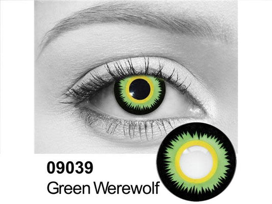 Green Werewolf Contact Lenses