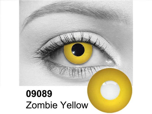 Lentes De Contacto Amarillo Zombi