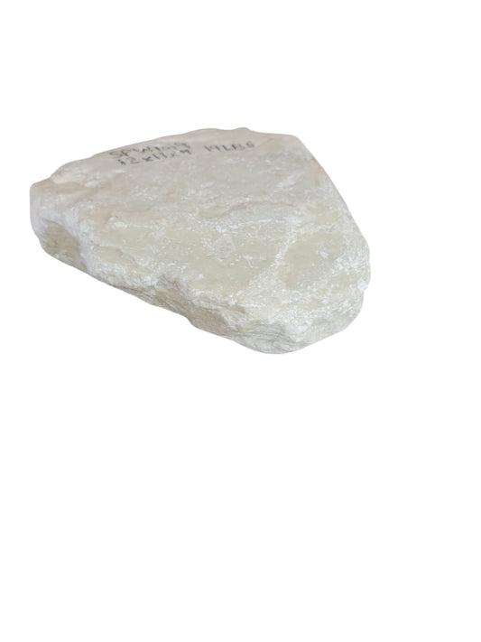 White Soapstone 19lb 12x11x4 1019