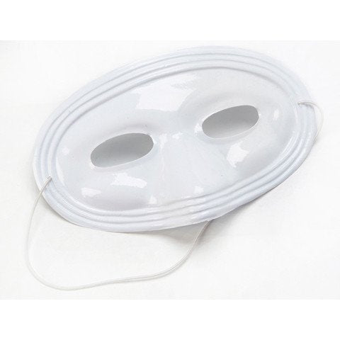 Máscara de plástico - Blanca