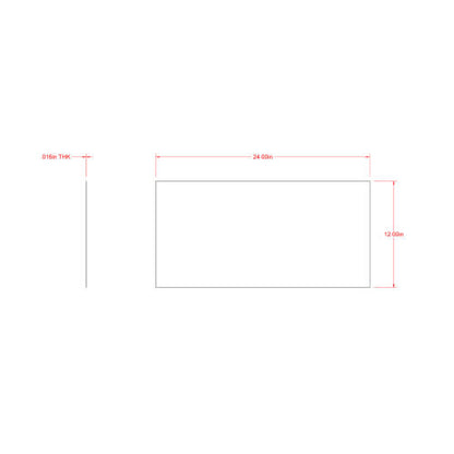 Lembaran Loyang 12" x 24" x 0.0179"