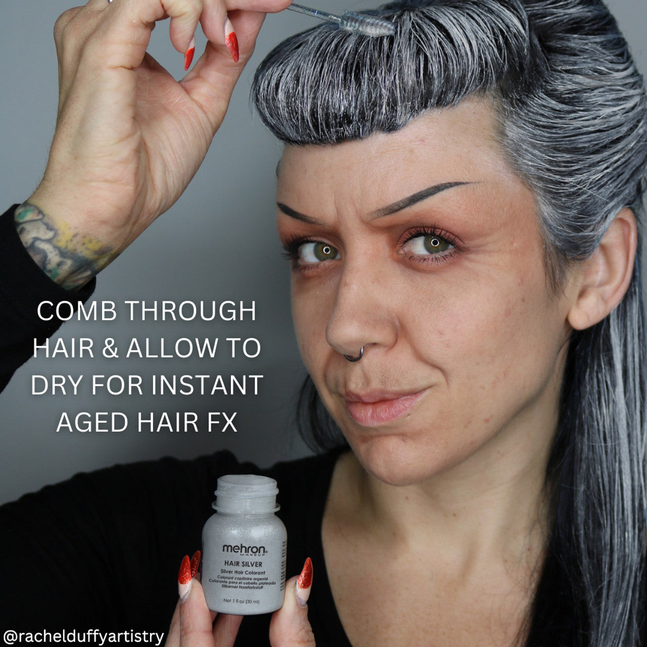 Hair White & Hair Silver