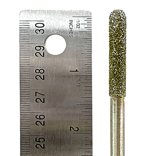 Diamond Burr #05 Pencil 7mm 1/4" Shaft #5