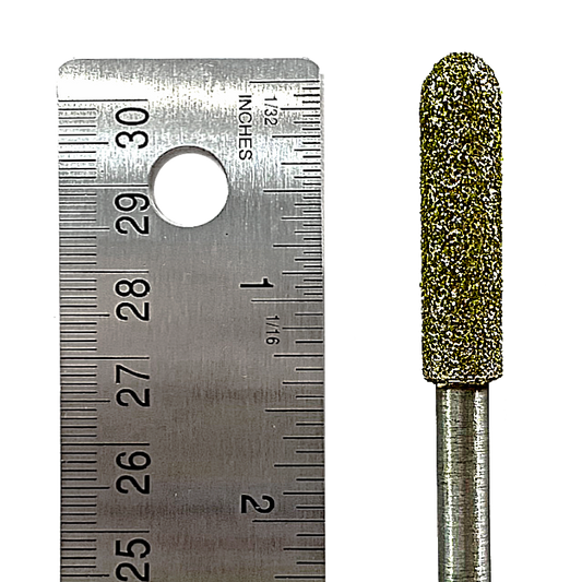 Diamond Burr #05 Pencil 10mm 1/4" Shaft #5