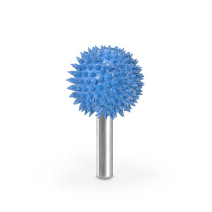Sphere 1" Blue 125 Grit Burr 1/4" Shank
