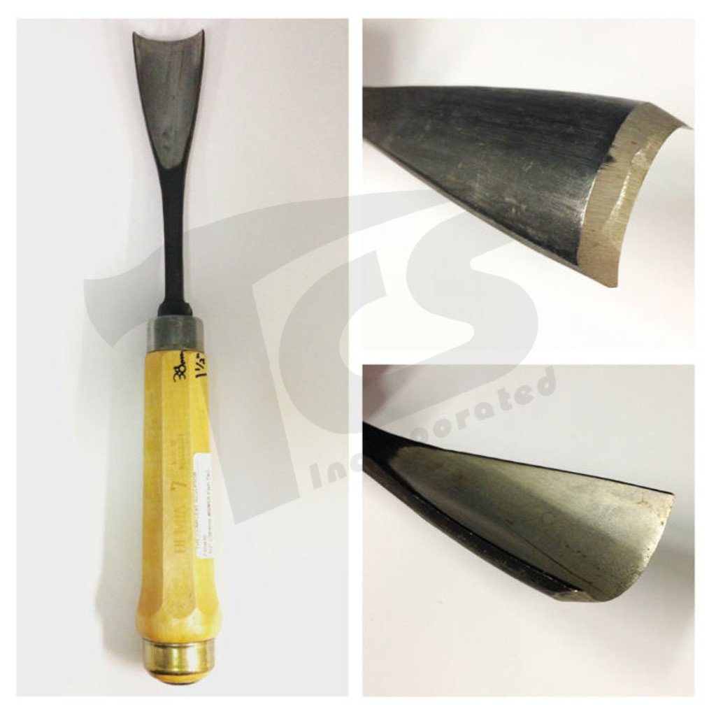 #9/#58 Fish Tail Wood Gouges – The Compleat Sculptor, Inc