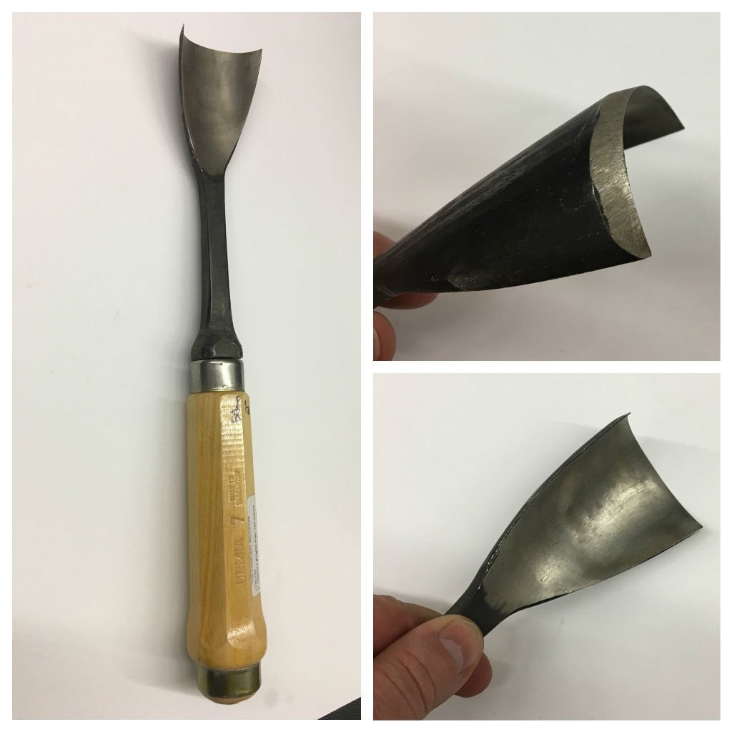 American Made Lathe Gouges #7/#56 Fish Tail Wood Gouges – The Compleat Sculptor, Inc