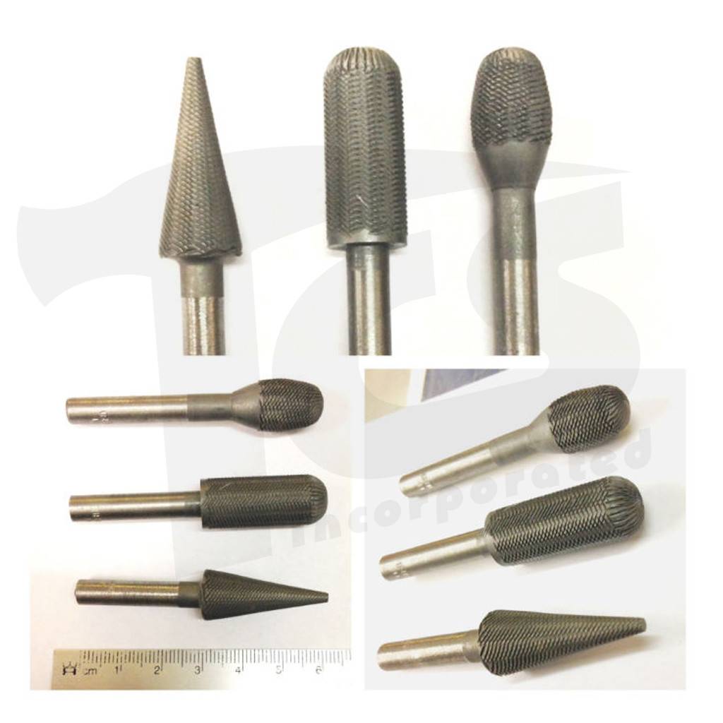 1/4 Steel Burr Set (3)