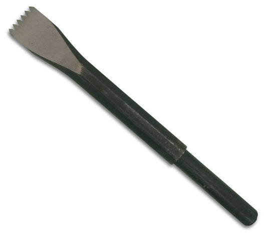 Steel Pneumatic 1" (25mm) 6 Tooth Chisel (1/2" Shank)