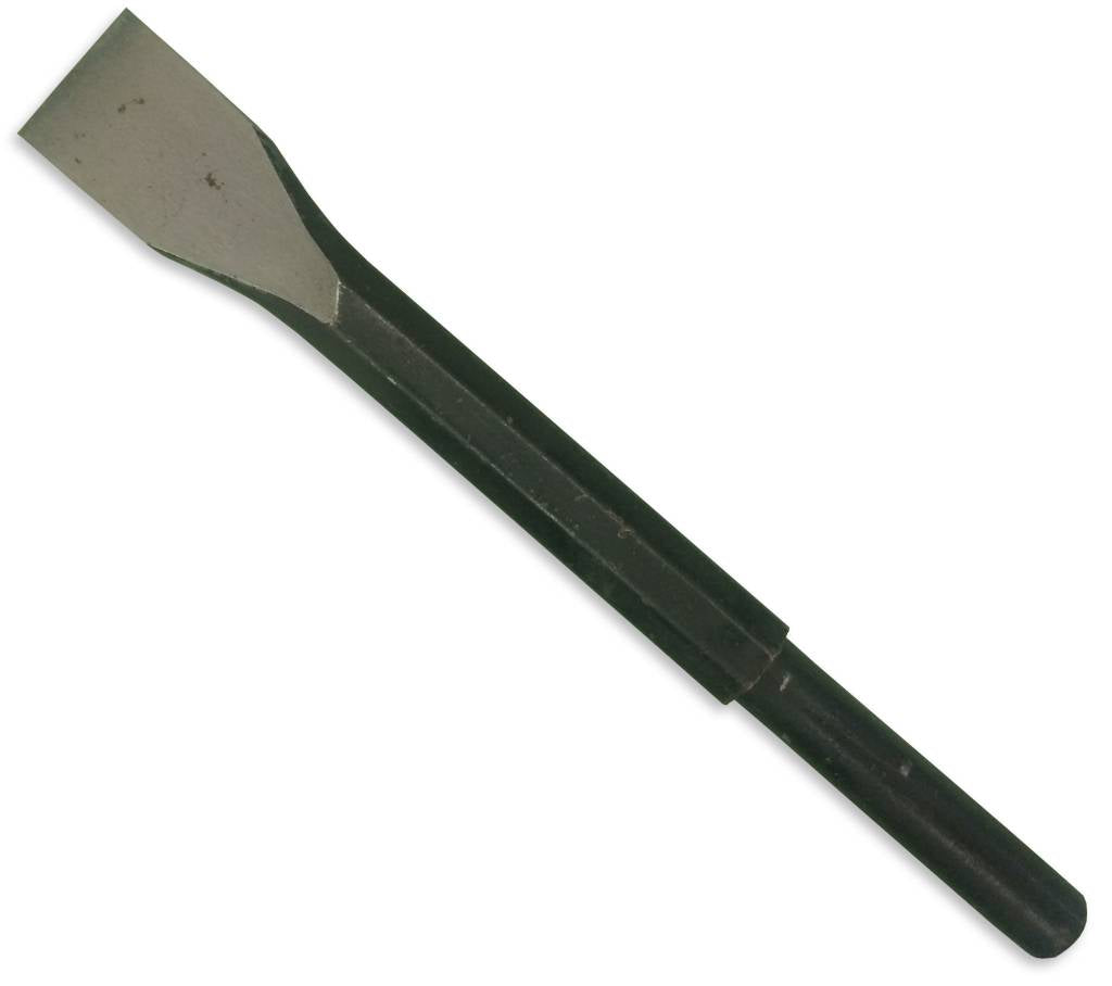 Steel Pneumatic 1" (25mm) Flat Chisel (1/2" Shank)