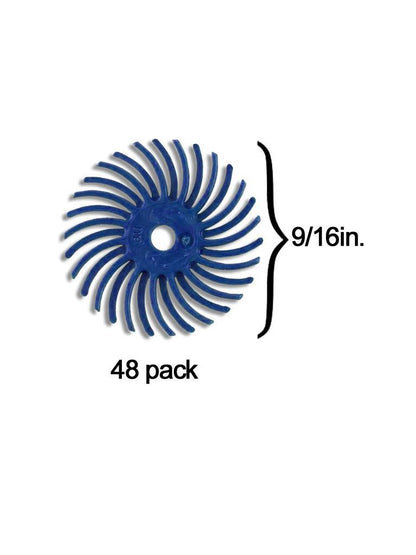 Scotch-Brite™ Radial Bristle Disc 9/16'' Blue 400Grit (48 Pack)