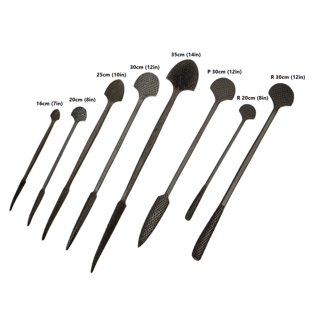 Steel Rifflers & Rasps for Stone – The Compleat Sculptor, Inc