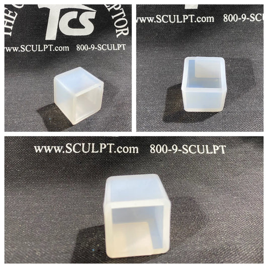 Molde de silicona cubo de 1 pulgada