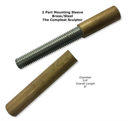 Long Brass Sleeve Swivel 1-1/2''Dx8"L