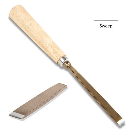 #1 Straight Wood Chisel 1/2'' (12.5mm) - The Compleat Sculptor – The ...