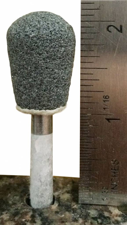 Silicon Carbide Mounted Stone #23 Teardrop 3/4x1 (1/4'' Shank)