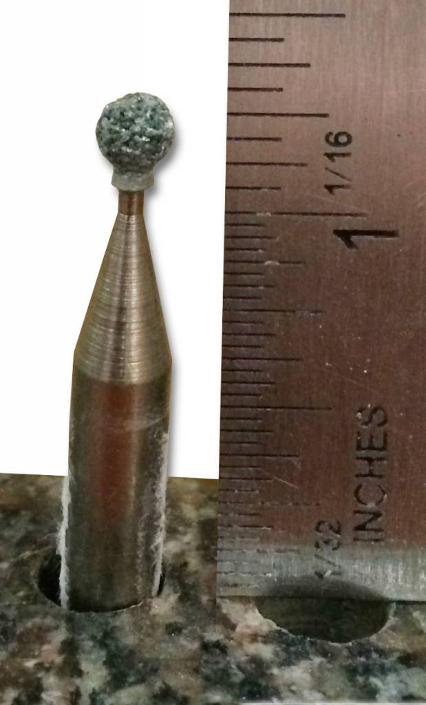 Silicon Carbide Mounted Stone CN #123 (1/4'' Shank)