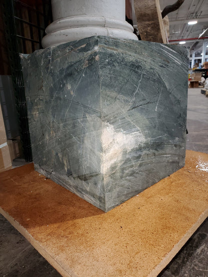 208lb Green Nephrite Jade 12"x12"x12" Block #J022