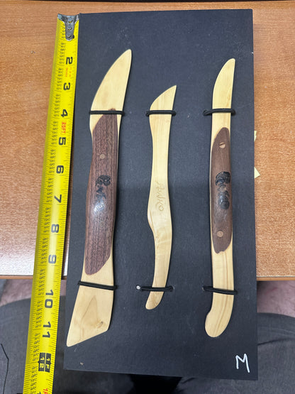 Set Alat Kayu Kotak Buatan Tangan OOAK 3 #7