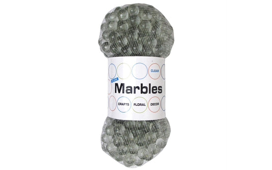 Glass Marbles Clear 16mm 4lb Bag