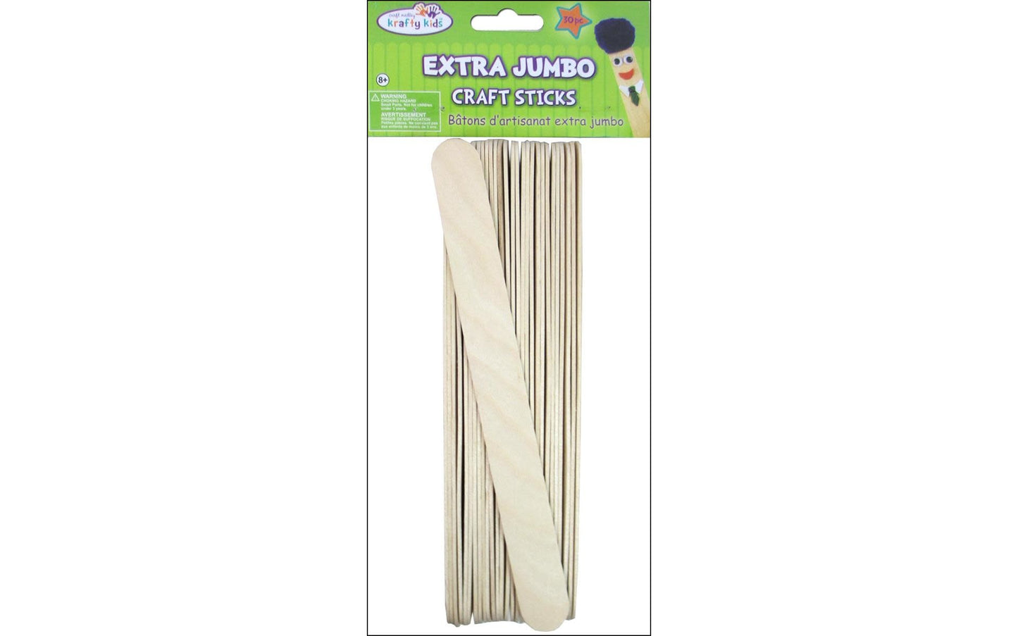 Pakej Extra Jumbo Craft Sticks 8" - 25pcs